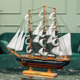 一帆风顺木制工艺品船模电视柜船模摆件家居客厅模型装 饰乔迁礼品