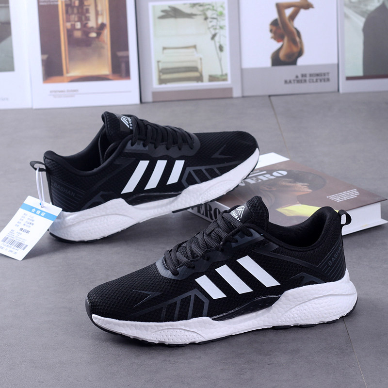 防臭透气男鞋跑步鞋女鞋网面春季轻便爆米花鞋底休闲鞋运动鞋男款