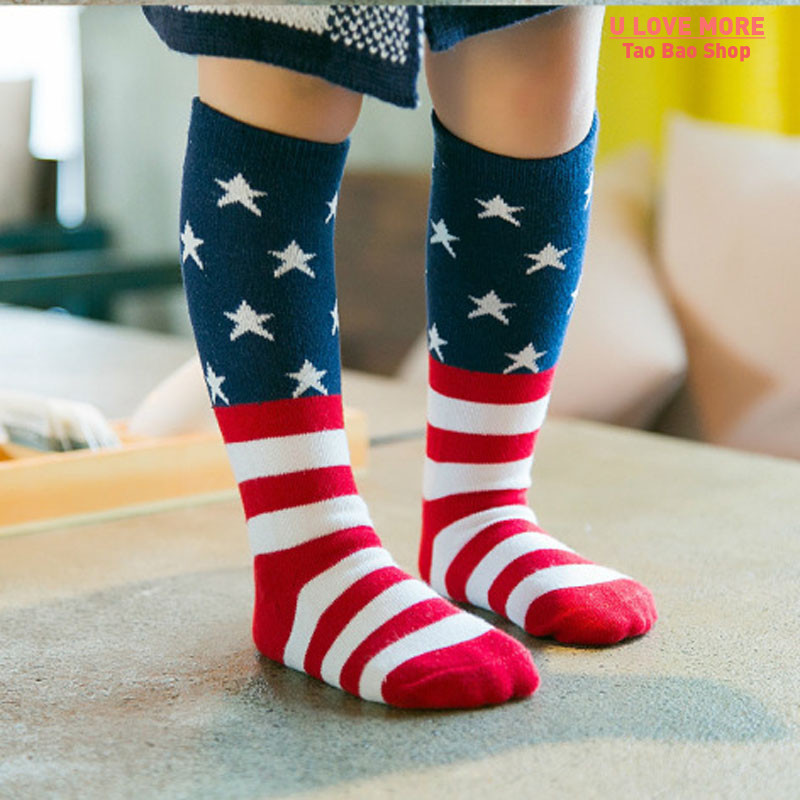 推荐Baby Girls Cartoon Socks Boy Soccer Socks for Girls Cott