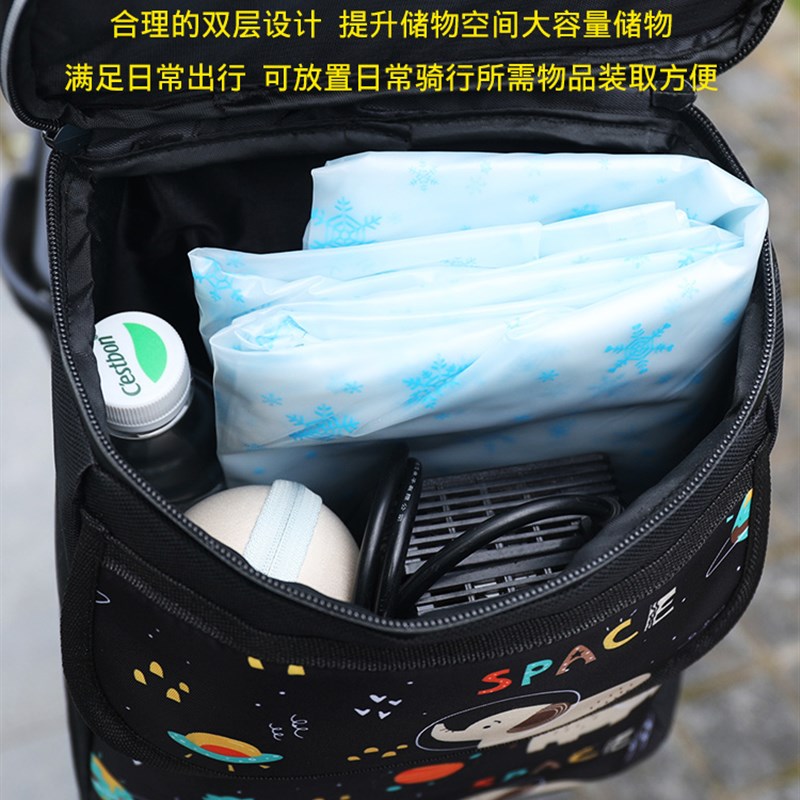 电动车手机挂袋电动车前置挂物包电动自行车充电器触控Q屏幕防水