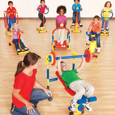 感统训练器材幼儿园儿童室内锻炼C健身车器械户外体能训练跑步机
