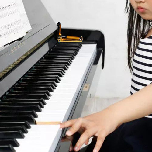 立式钢琴缓降器缓冲外置键盘盖防夹手金属超薄液压防压手黑色金色