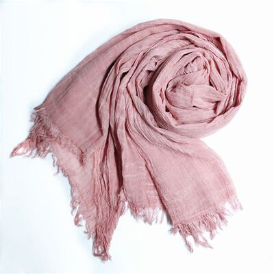 新品Japanese Style Linen Cotton Tassel Scarf Men Scarf Bufan