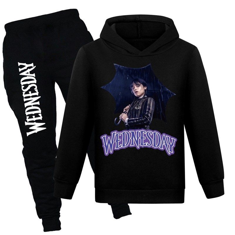 kids wednesday addams family clothing autumn boys girls clot