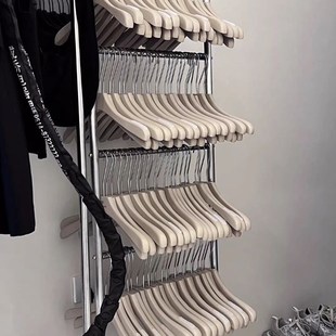 夹神器 衣服架子仓库多层裤 服装 店衣架不锈钢收纳架可移动收纳童装