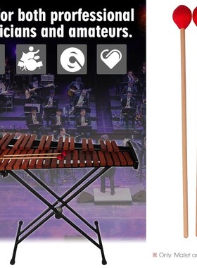 1 Pair Middle Marimba  Mallets Xylophone Glockensplel Mallet