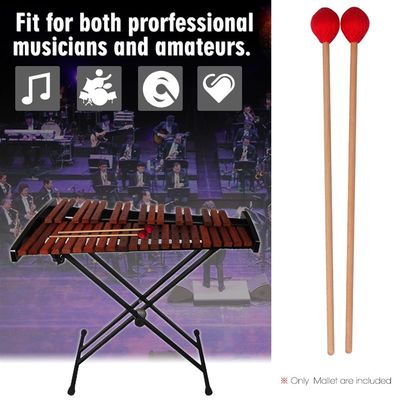 1 Pair Middle Marimba  Mallets Xylophone Glockensplel Mallet