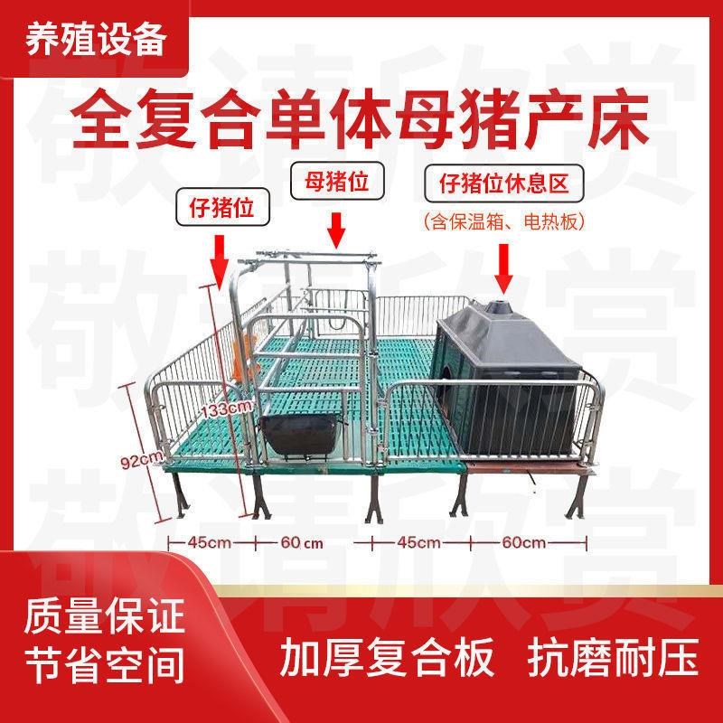 猪用产床加厚一整套两用单体产保一体母猪复合保育床猪专用设备
