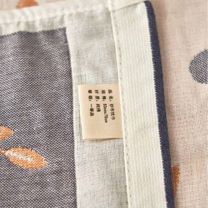 全棉枕头巾2024新款纱布枕巾枕套一对装可固定夏季男生防头油