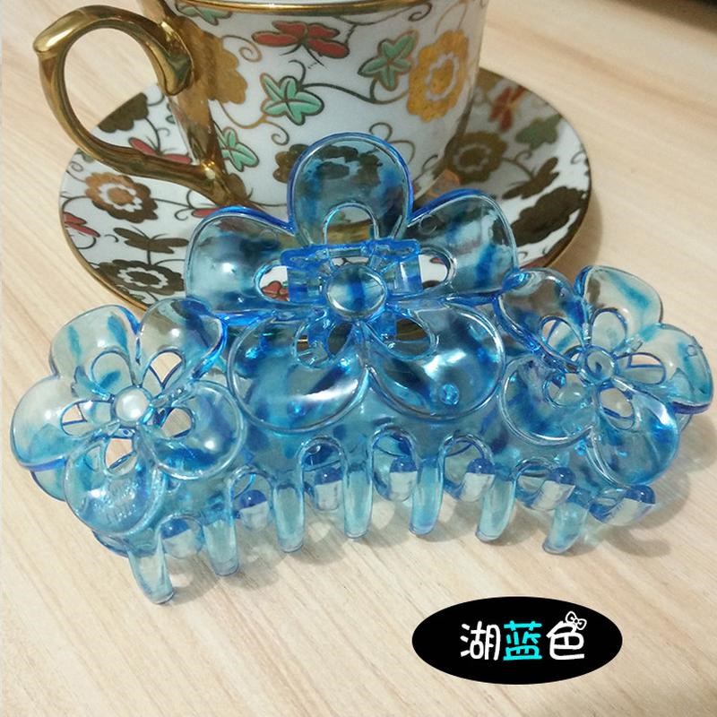 盘发夹子头饰抓卡大码 发饰发夹发卡抓夹大 大号头花洗澡发抓新款