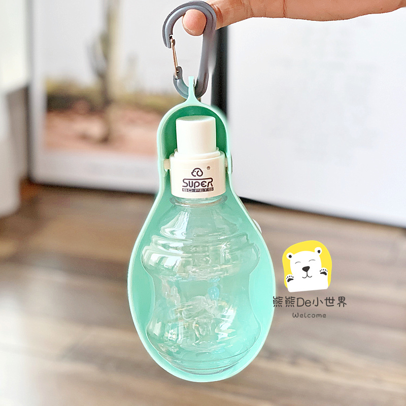【包邮】super休普宠物外出饮水壶便携式饮水器犬猫饮水机遛狗