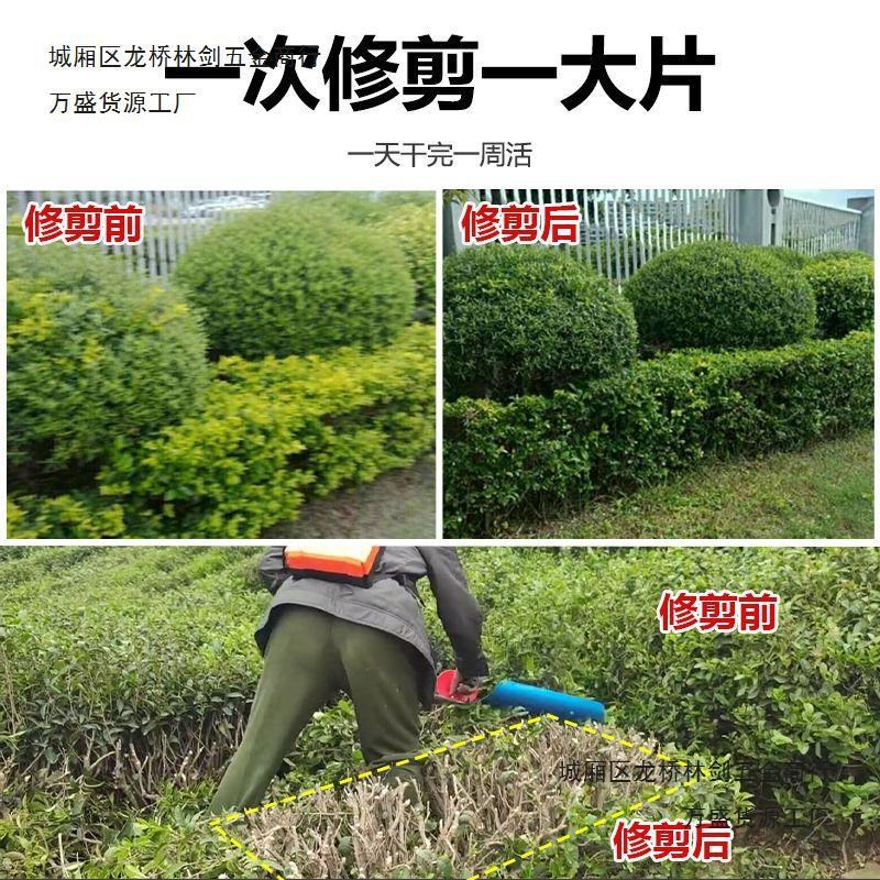 锂电动绿篱修剪机充电式园林茶树剪茶机茶叶灌木树球修枝机篱笆剪