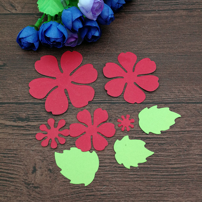 推荐new8pc flower spring leaf METAL CUTTING DIES Stencil Scr