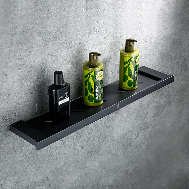 德国KSHD304不锈钢浴u巾架毛巾架 卫生间置物架黑色浴室五金挂件