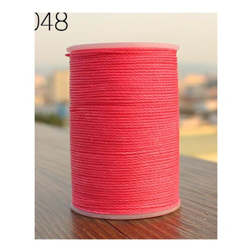 GALACES. YL045 0.45mm 148m Long Round Twist Waxed Thread Wax