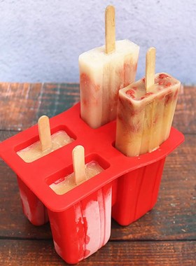 Food Grade Popsicle Silicone Molds 4/10 Cavity Homemade Kitc