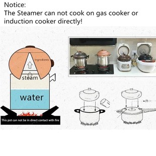Purple Clay Casserole Yunnan Zisha Steamer Ceramic Stovetop