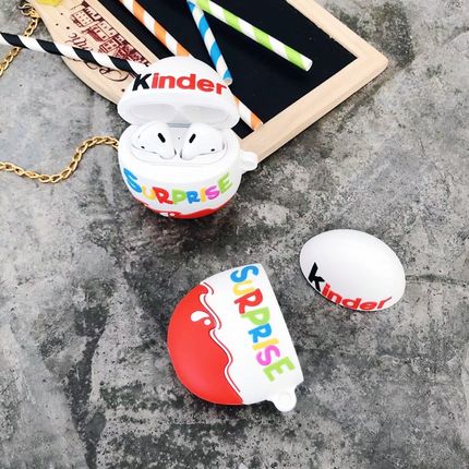 新品Hot Kinder Fun Eggs Wireless Bluetooth Earphone Case For