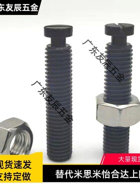 FFG01拉伸弹簧支柱一字槽带环槽半牙型BSPO6-15/8-20/25/30/35/40