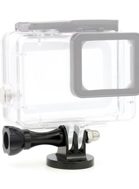 适用gopro10/9/8转接头运动相机配件三脚架1/4金属W转换头固定底