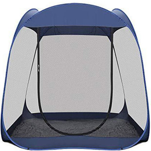 简易帐篷户外全自动免搭速开花园庭院防蚊网纱凉棚室外沙滩遮阳帐