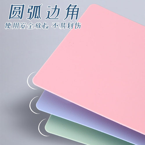 A7迷你小板夹透明便携式小夹板学生口袋记事夹文件夹板办公小单夹