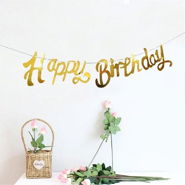 推荐Happy Birthday Banner Party Decoration Layout Baby One-封面