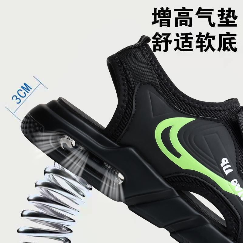 凉鞋男夏季外穿2023新款软底防滑气垫运动凉拖鞋男士休闲沙滩鞋男