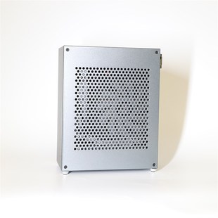 b1半高刀卡迷你ITX机箱 正反装 紧凑型 1U小电源 铝合金 现货Bug