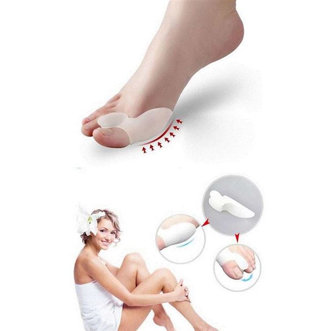 速发1 pair=2 gel silicone bunion corrector big toe separator