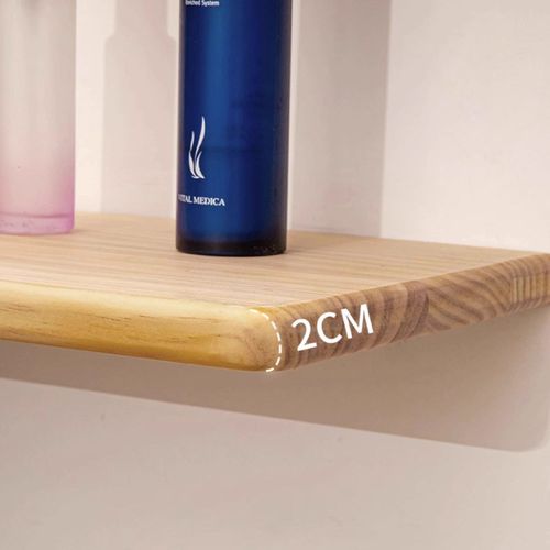 书架墙上置物架实木客厅沙发门后墙面悬空一体挂墙收纳壁挂展示架