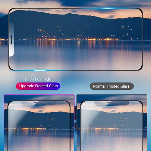 FUll cover matte glass For iphone 12 11 pro max screen prot