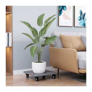 岩板移动托盘花盆底座带万向轮滑轮滚Y轮主机加厚承 高档移动底座