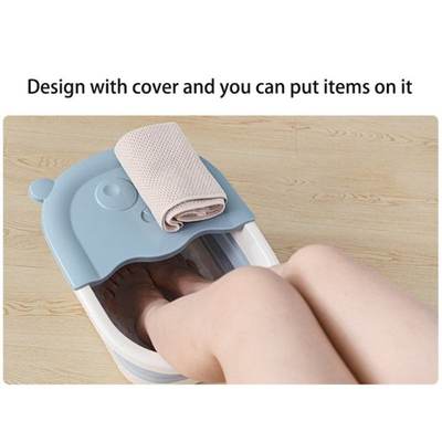 Plastic Foldable Foot Bath yBucket Footbath Massage Wash Bas