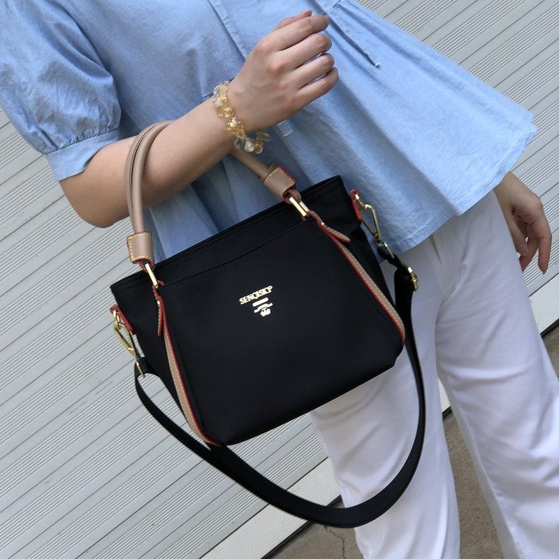 牛津布包女单肩包尼龙女包休闲单肩斜挎包妈妈款手提包帆布手拎包