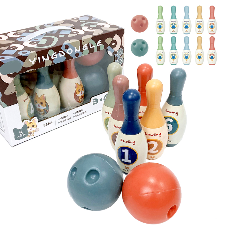 极速Indoor Kids Bowling Sports Toys Set Parent-Child Interac