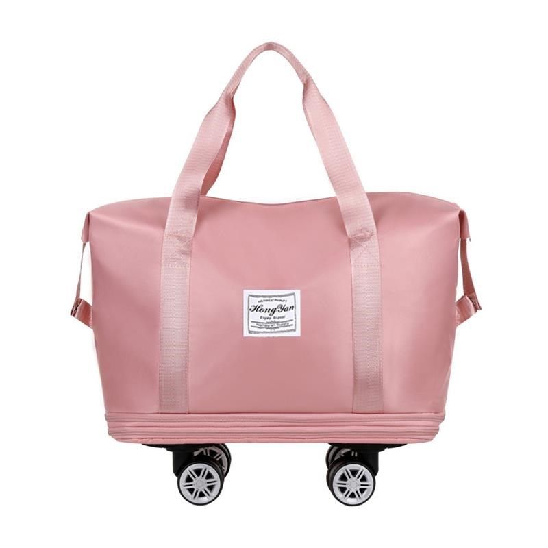 万向轮旅行包女大容量行李袋短途旅游拉杆箱收纳双层带滑轮托运包,箱包皮具/热销女包/男包,旅行袋,淘宝优惠券,粉丝福利购,淘宝优惠卷