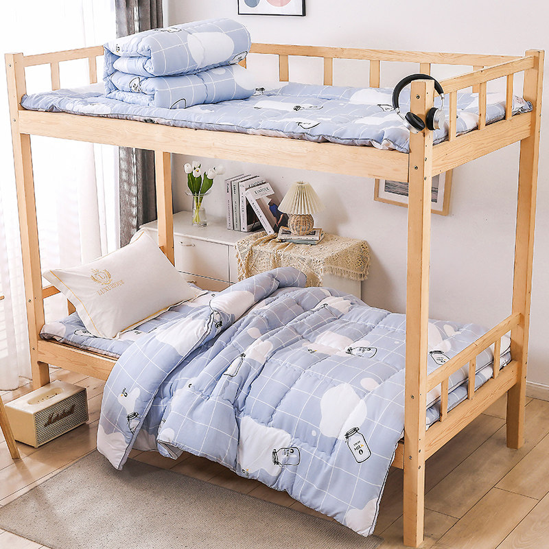 学生宿舍单人被子棉被冬被加厚保暖被芯寝室被褥床垫褥子垫被春秋,床上用品,化纤被,淘宝优惠券,粉丝福利购,淘宝优惠卷