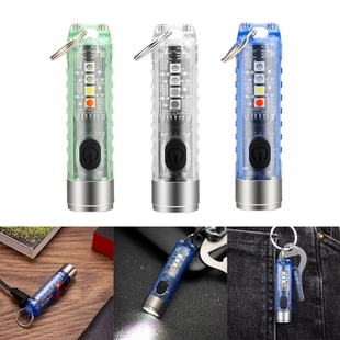 Portable Keychain LED Flashlight Mini Bright 极速Powerful