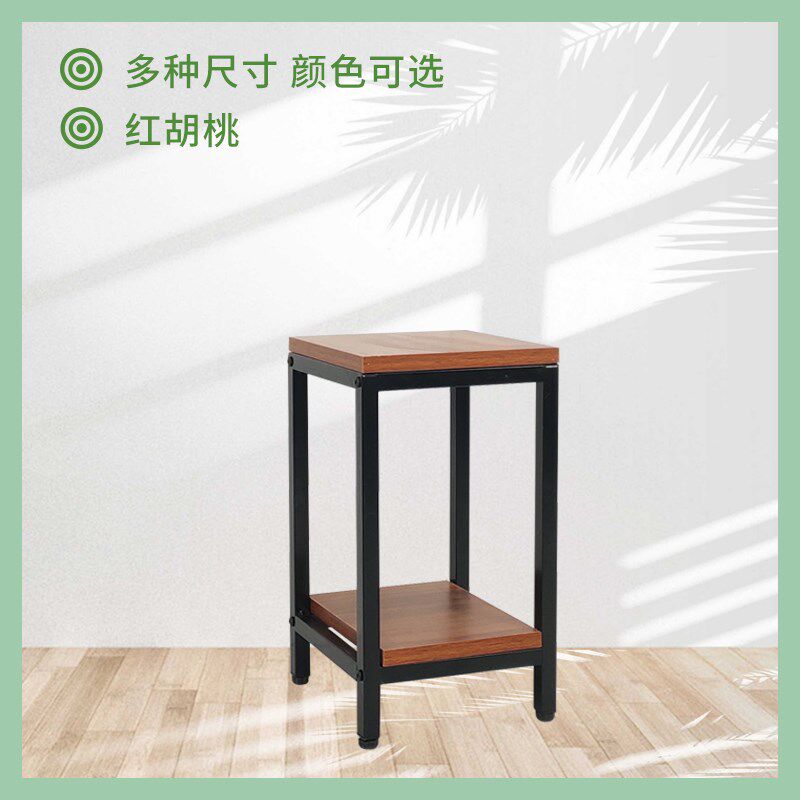 花架落地金属轻奢简约铁艺绿植花卉北欧工艺室内客厅实木阳台设计