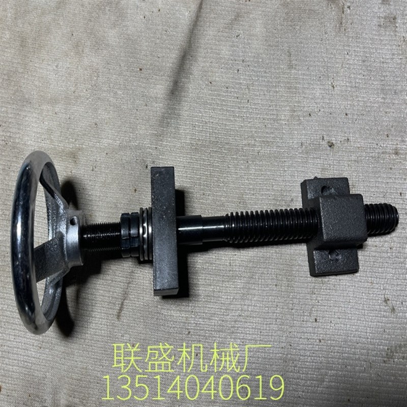 正反牙丝杆套装45#钢T型升降传动轴承套件精密手摇刻度螺纹杆螺母