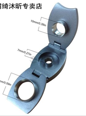 3-in-1 Cigar Puncher Stainless Steel Durable Cigar Cutter Fo