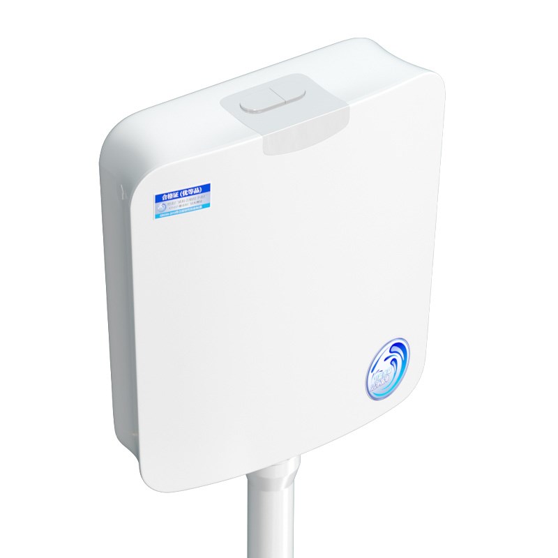 厕所冲水水箱家用卫生间蹲便器蹲坑抽水马桶节能挂墙式旱便池