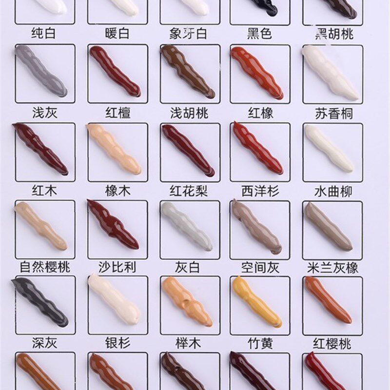 新品填缝石材地板砖墙面补漆填缝剂破损铝塑板修复胶裂缝墙砖修补