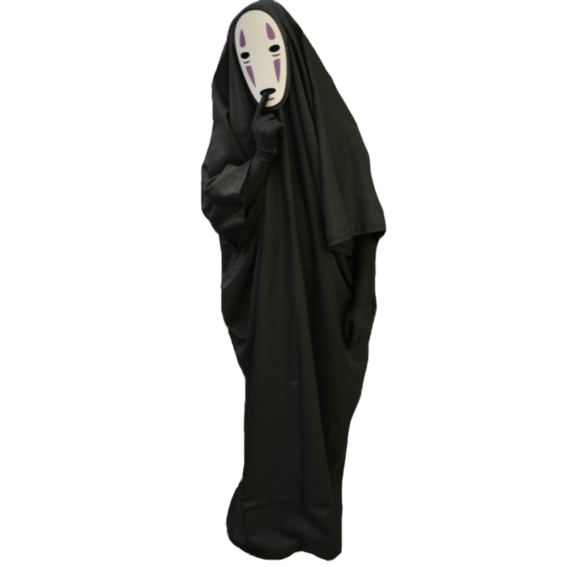 推荐Halloween Anime Cartoon Faceless Man 3pcs Clothing+Glove