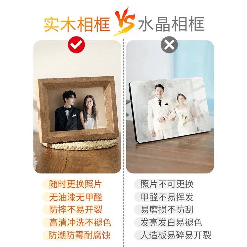 新疆包相a照片打印加相框定制洗相片做成六册空框7寸摆台摆件邮6