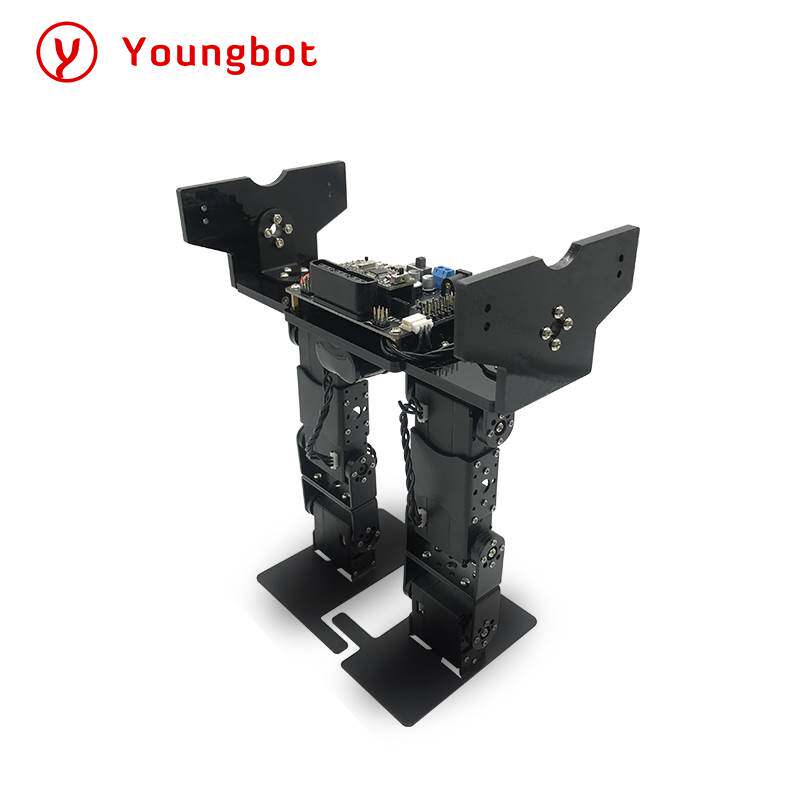 新款双足交叉足竞步行走机器人 6a自由度比赛竞赛专用套件nf-6开