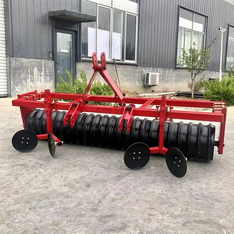 小麦镇压器小麦草种子牵引式保墒器农田压地机镇压轮压实机厂家
