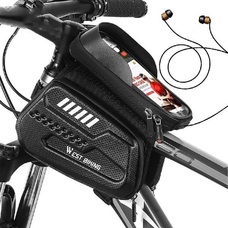 Bicycle Bag Waterproof Touchscreen Phone Case Double Side