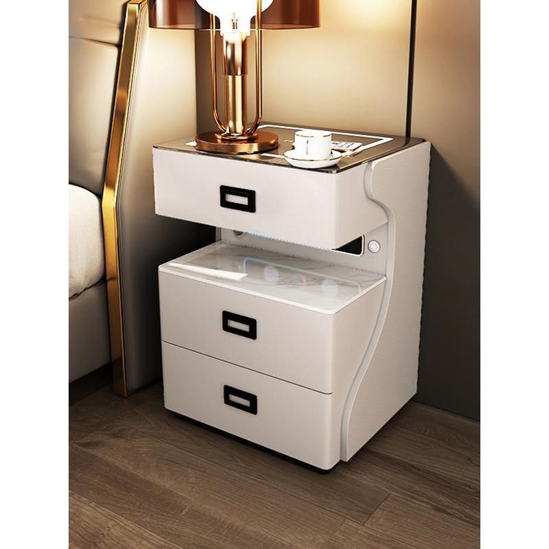 新疆智能床头柜实木多功能家用卧室小户型简约现代床边收纳柜,住宅家具,智能床头柜,淘宝优惠券,粉丝福利购,淘宝优惠卷